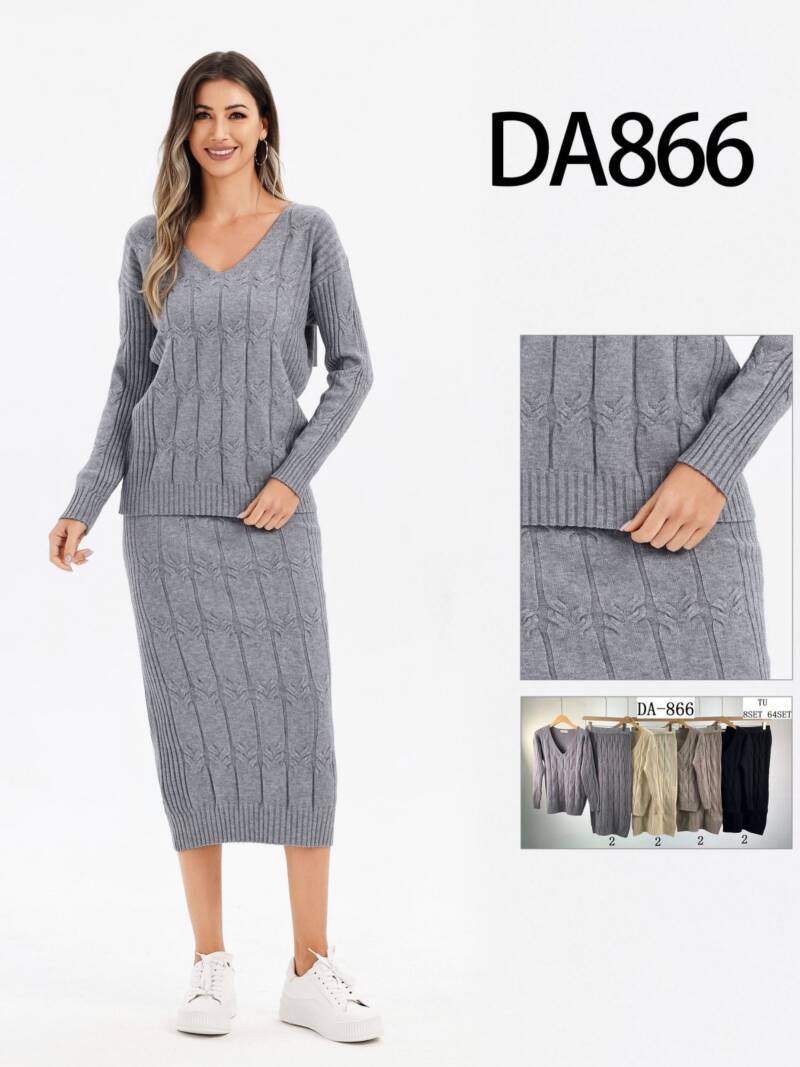 Komplet  damska (Francja produkt) Roz Standard, Mix Kolor .Paczka 8 szt